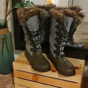 Fur Lined Winter Boots